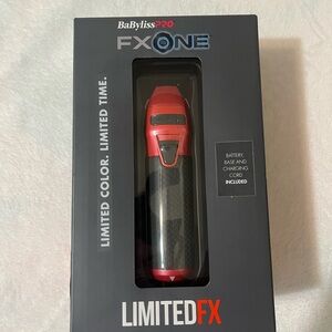 LIMITEDFX FXONE All-Metal Interchangeable-Battery Trimmer - Red & Black